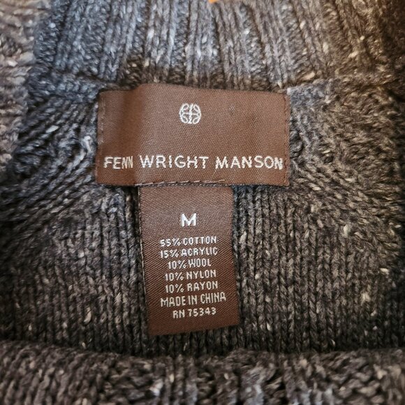 Cable Knit Gray Sweater - Picture 3 of 4